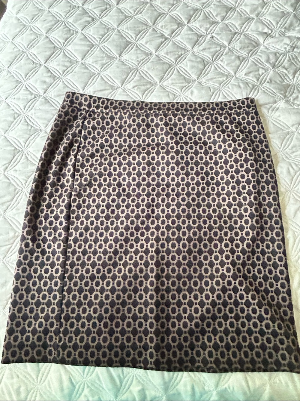 4/$50 Patterned Brown and Black Women's Pencil Skirt